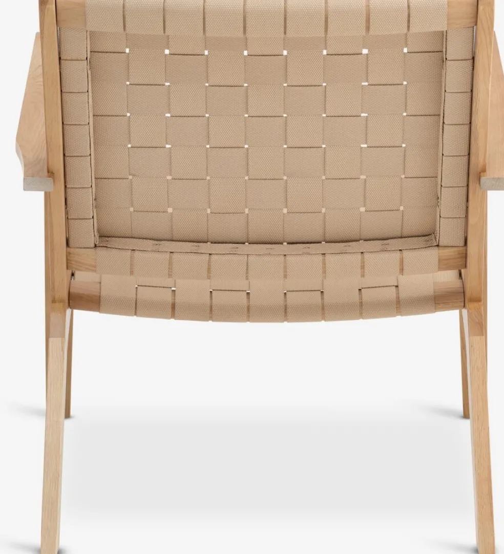 VADEHAVETFauteuil VADEHAVET tissu naturel/chêne