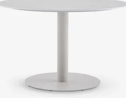 VAMDRUP + GILJAVAMDRUP Ø120 table + 4 GILJA chaises beige