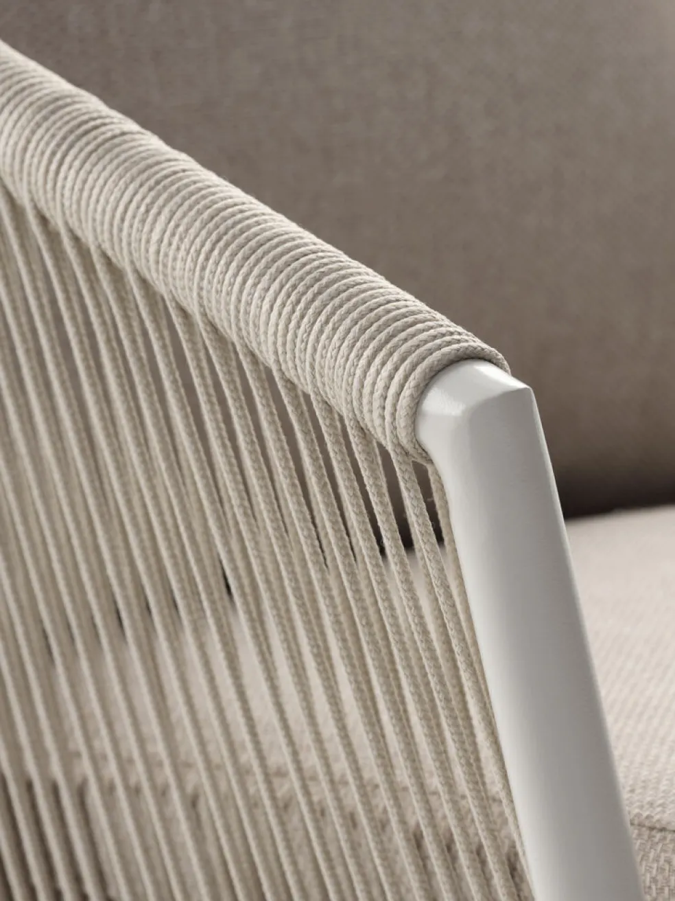 VAMDRUP + GILJAVAMDRUP Ø120 table + 4 GILJA chaises beige