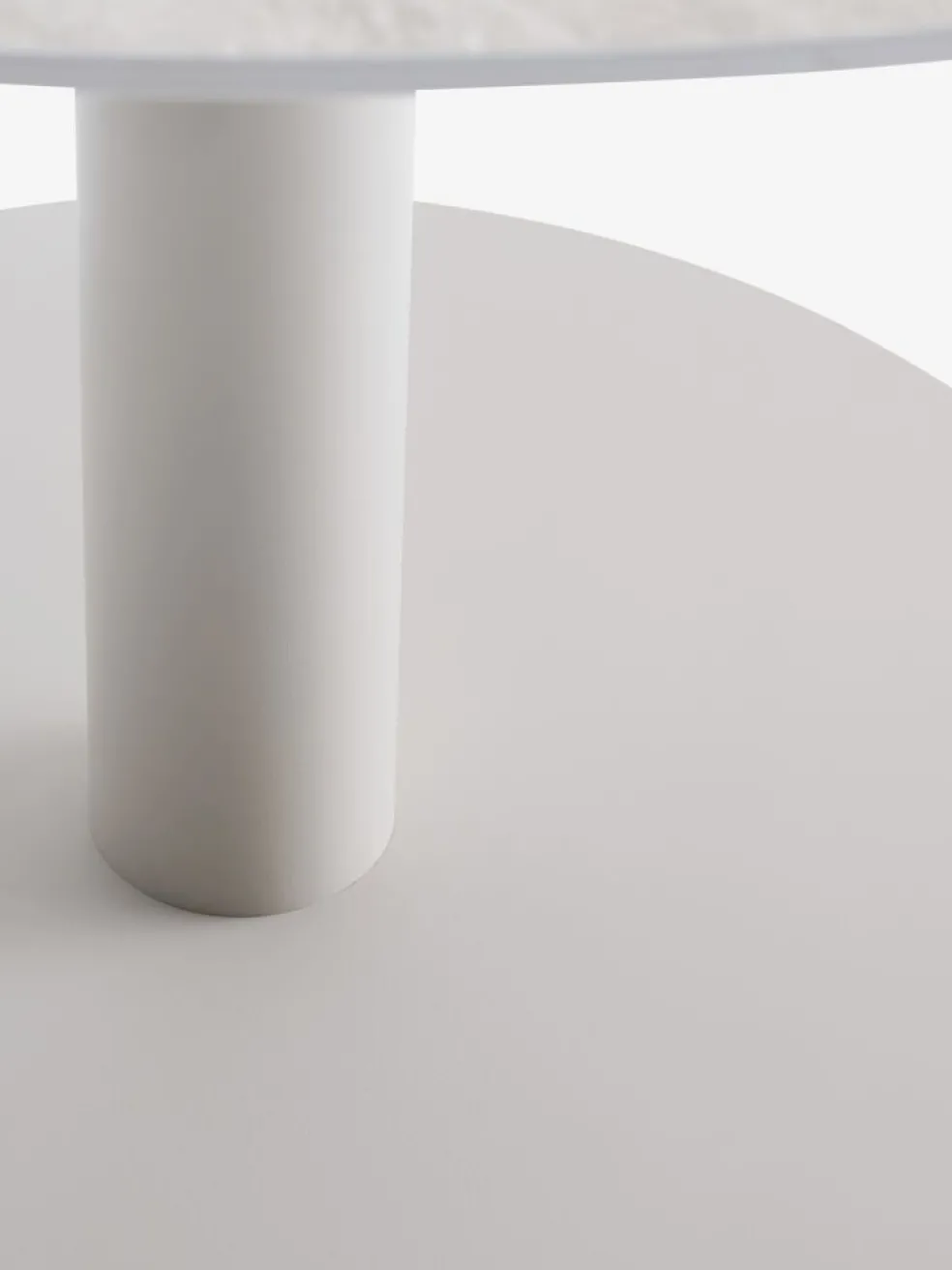 VAMDRUP + GILJAVAMDRUP Ø120 table + 4 GILJA chaises beige