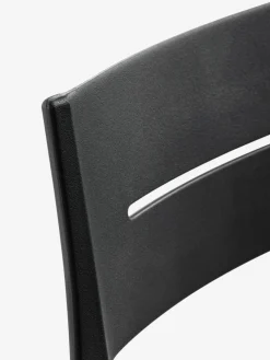 VAMDRUP + INGSTRUPVAMDRUP Ø70 table gris + 2 INGSTRUP chaises noir
