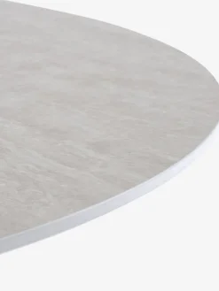 VAMDRUP + STORDALENVAMDRUP Ø120 table beige + 4 STORDALEN chaises naturel