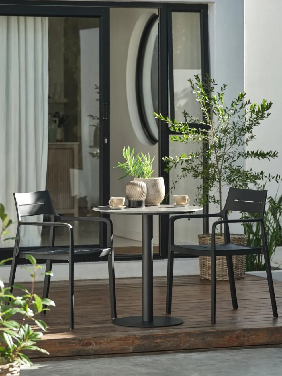 VAMDRUPTable bistrot VAMDRUP Ø70 gris foncé