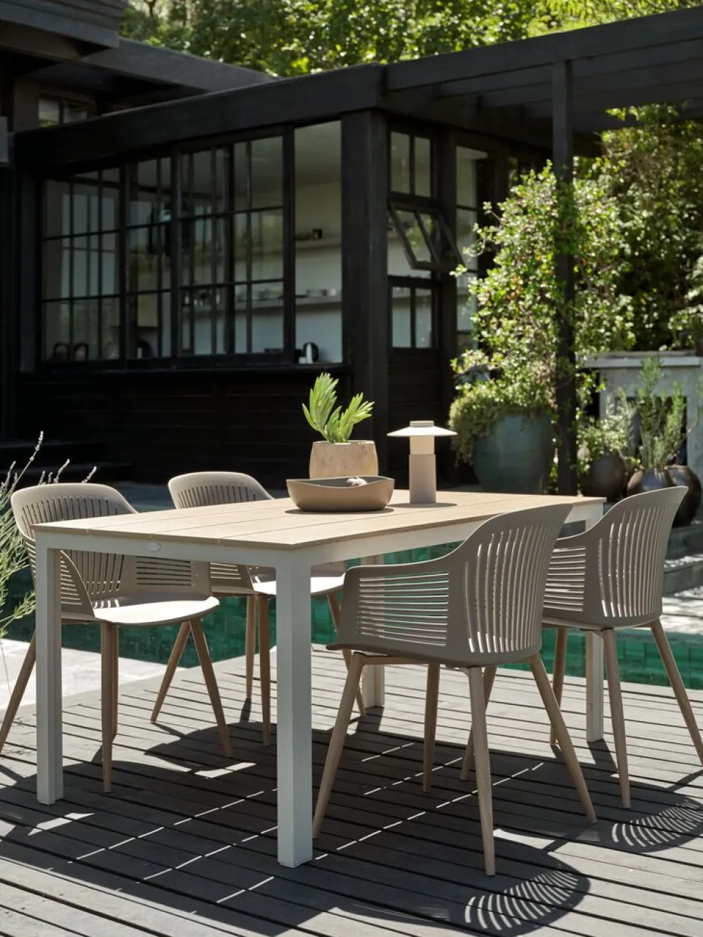 VANTOREChaise de jardin VANTORE sable foncé
