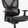 VARPELEVFauteuil de bureau VARPELEV maille noir/noir