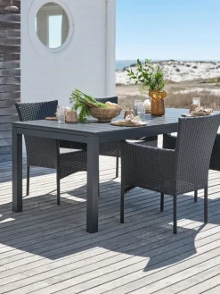 VATTRUP + AIDTVATTRUP L206/321 table + 4 AIDT chaises noir