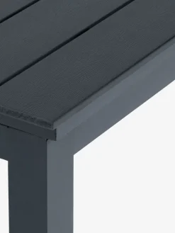 VATTRUP + GAMMELBYVATTRUP L206/321 table noir +4 GAMMELBY chaises gris