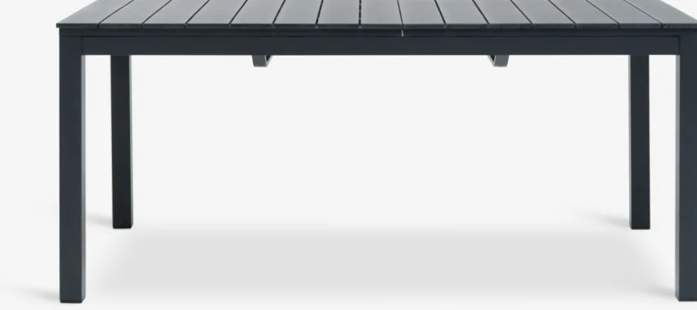 VATTRUP + GAMMELBYVATTRUP L172/276 table noir + 4 GAMMELBY chaises gris