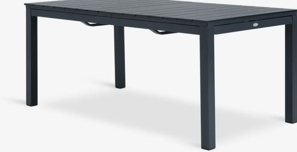 VATTRUPTable de jardin VATTRUP l95xL172/276 noir