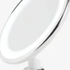 VEDDIGEMiroir à maquillage VEDDIGE a/LED Ø20xH22cm blanc