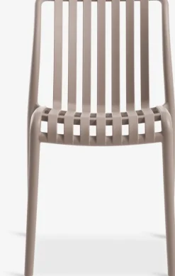 VEDDUMChaise empilable VEDDUM sable foncé