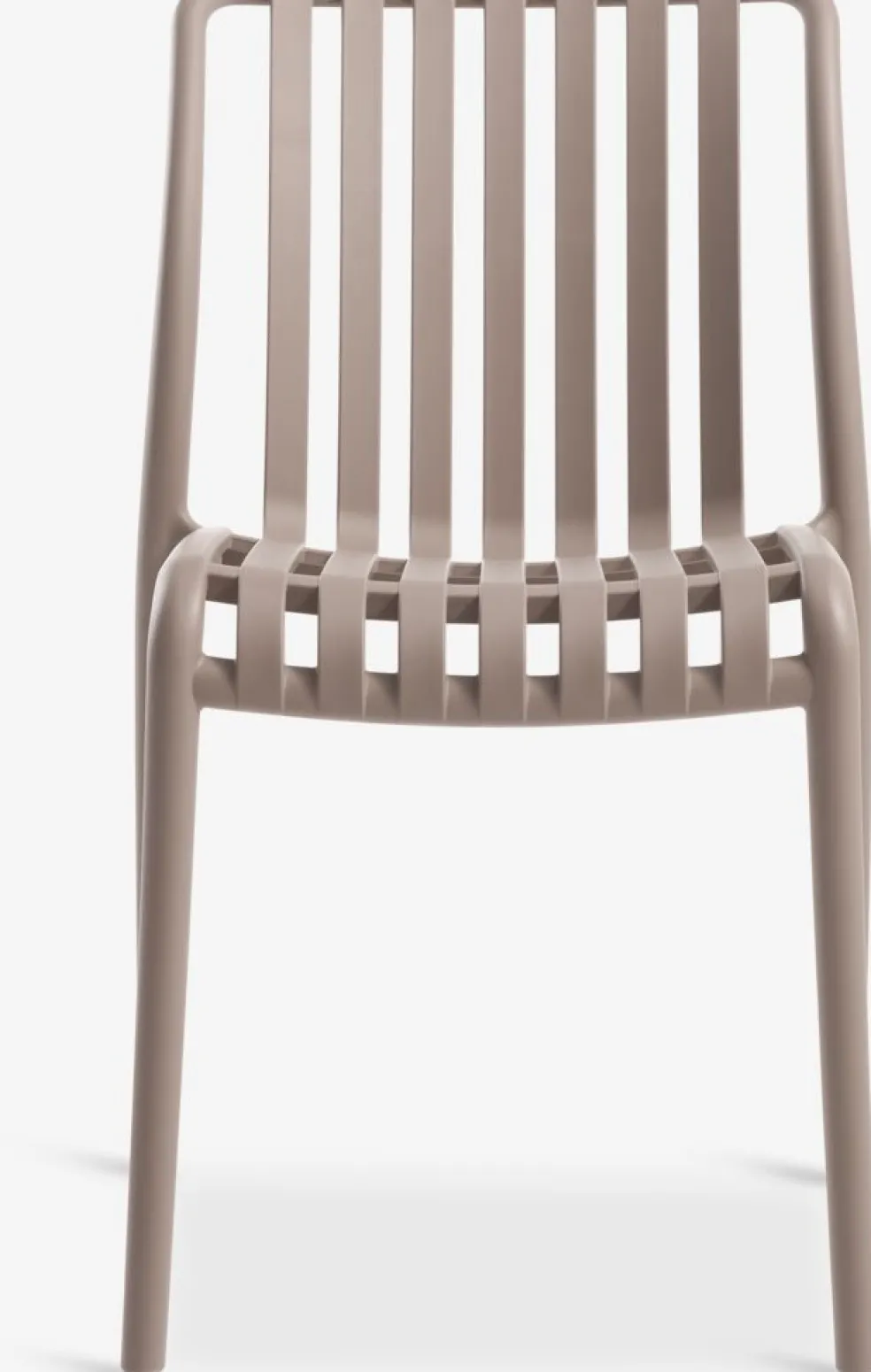 VEDDUMChaise empilable VEDDUM sable foncé