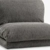 VEGGERFauteuil convertible VEGGER tissu gris