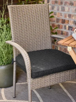VESTERHEDECoussin de jardin pour chaise VESTERHEDE séchage rapide noir