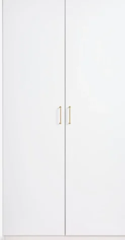 VIBYArmoire VIBY 101x200 2 portes blanc