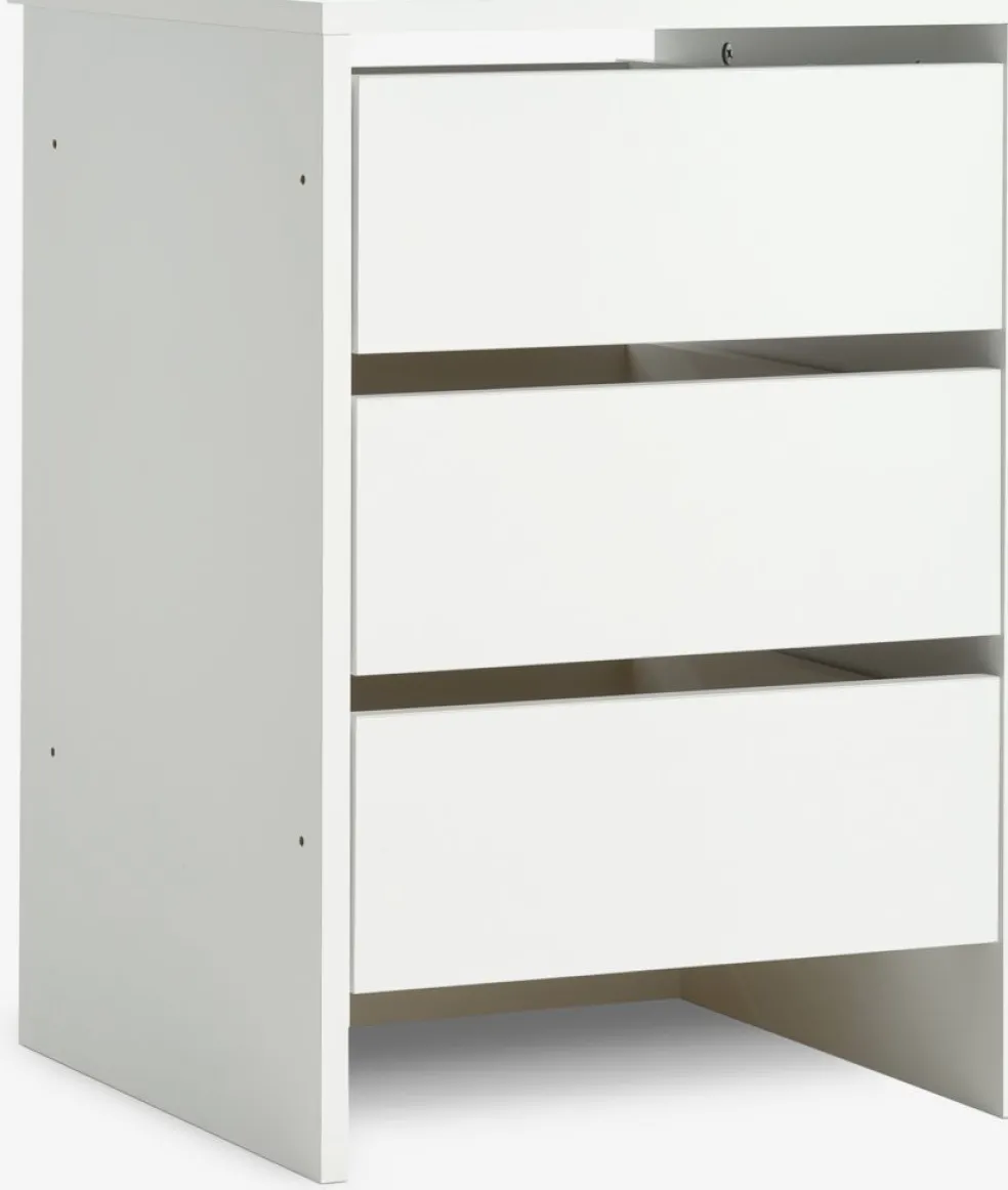 VIBYÉlément à tiroir pour armoire VIBY 3 tiroirs blanc