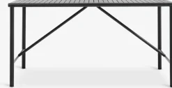 VIERLI + HEMSEDALVIERLI L149 table + 4 HEMSEDAL chaises noir