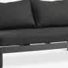 VOSSCanapé lounge VOSS 2 personnes noir