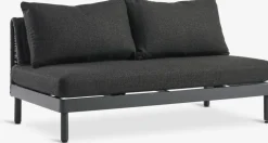 VOSSCanapé lounge VOSS 2 personnes noir