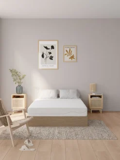 WELLPUR KVITAGoldMatelas en mousse 140x190cm WELLPUR KVITA Ferme