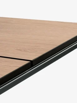 YPNASTED + LOMMAYPNASTED L215 table naturel + 4 LOMMA chaises noir
